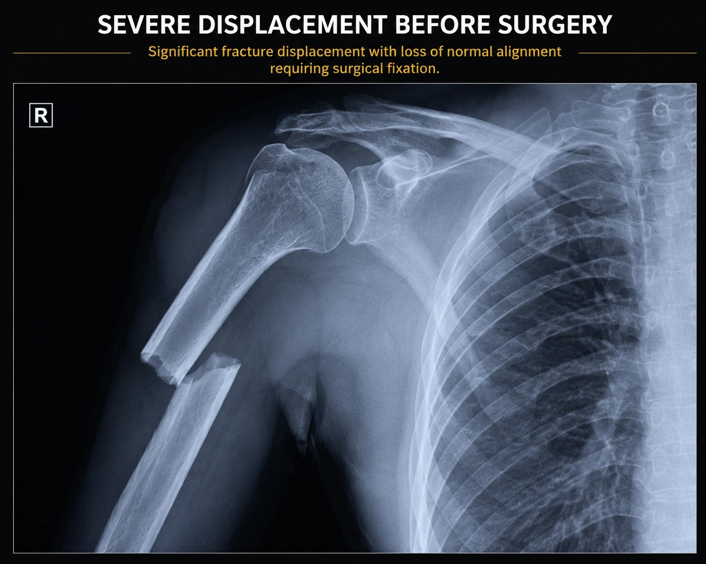 Severe Displacement Before Surgery